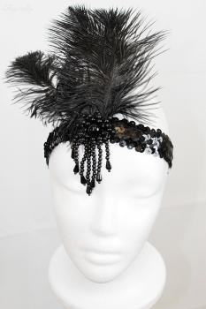 20er-Jahre Pailletten-Stirnband „Gatsby Glamour“